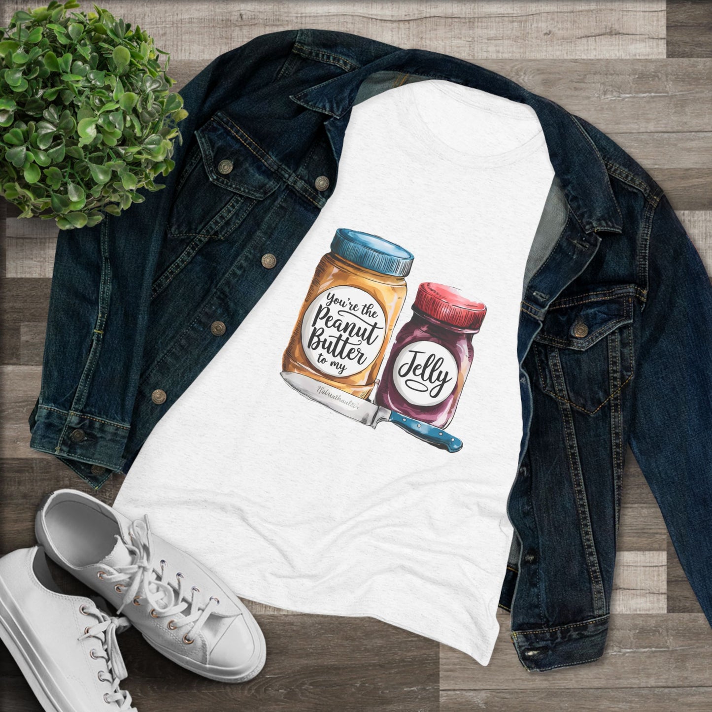 Peanut Butter Jelly women's t-shirt - PhatHead Gear