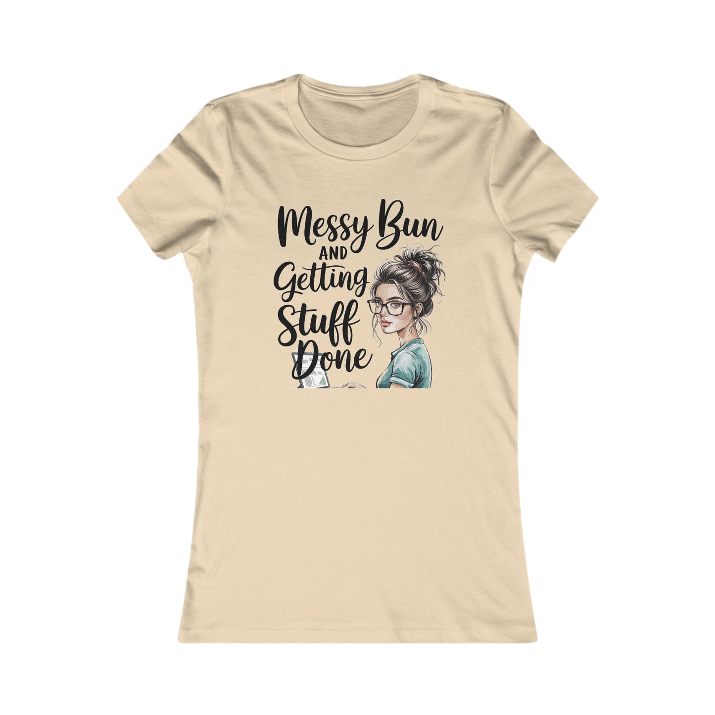 Messy Bun T-shirt - PhatHead Gear