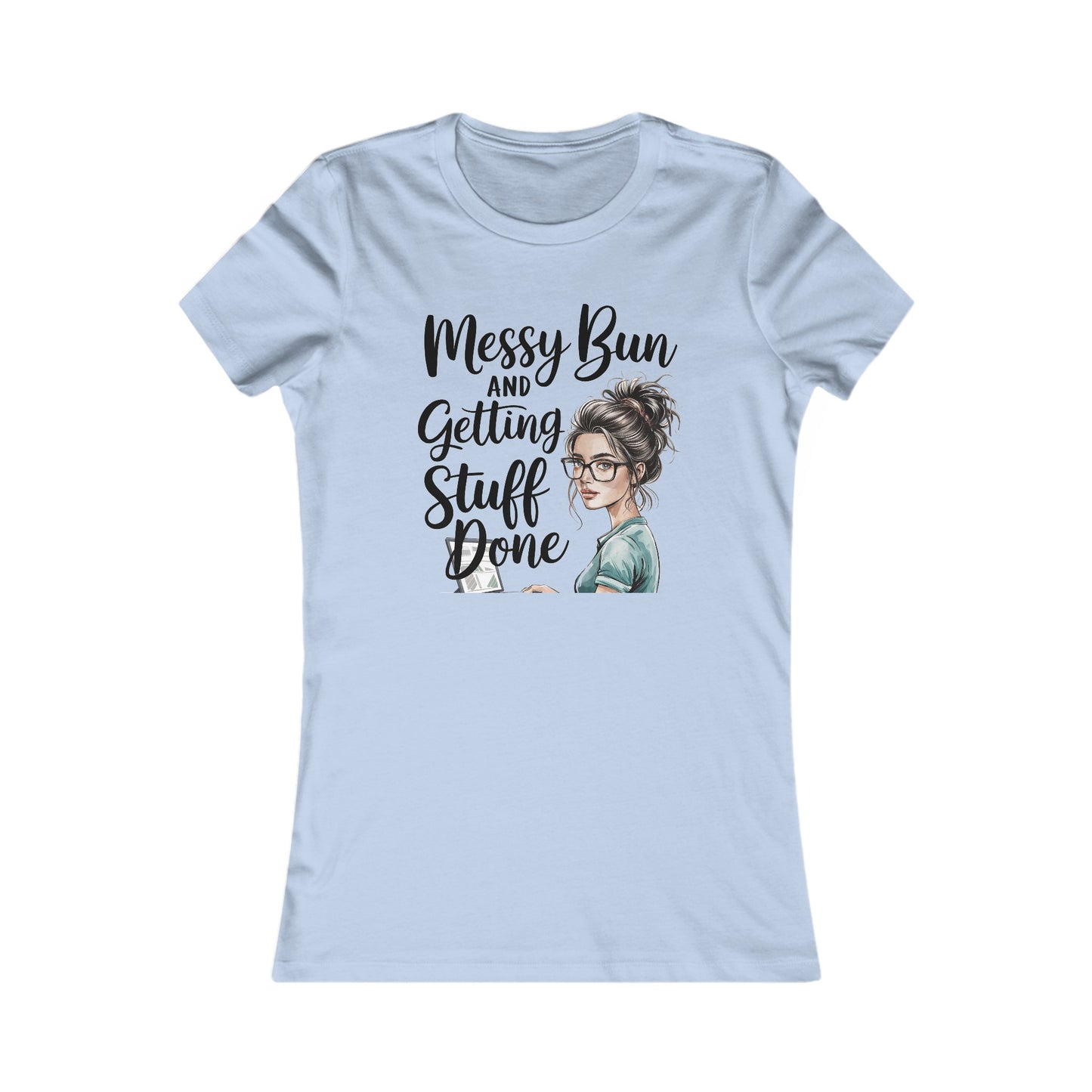 Messy Bun T-shirt - PhatHead Gear