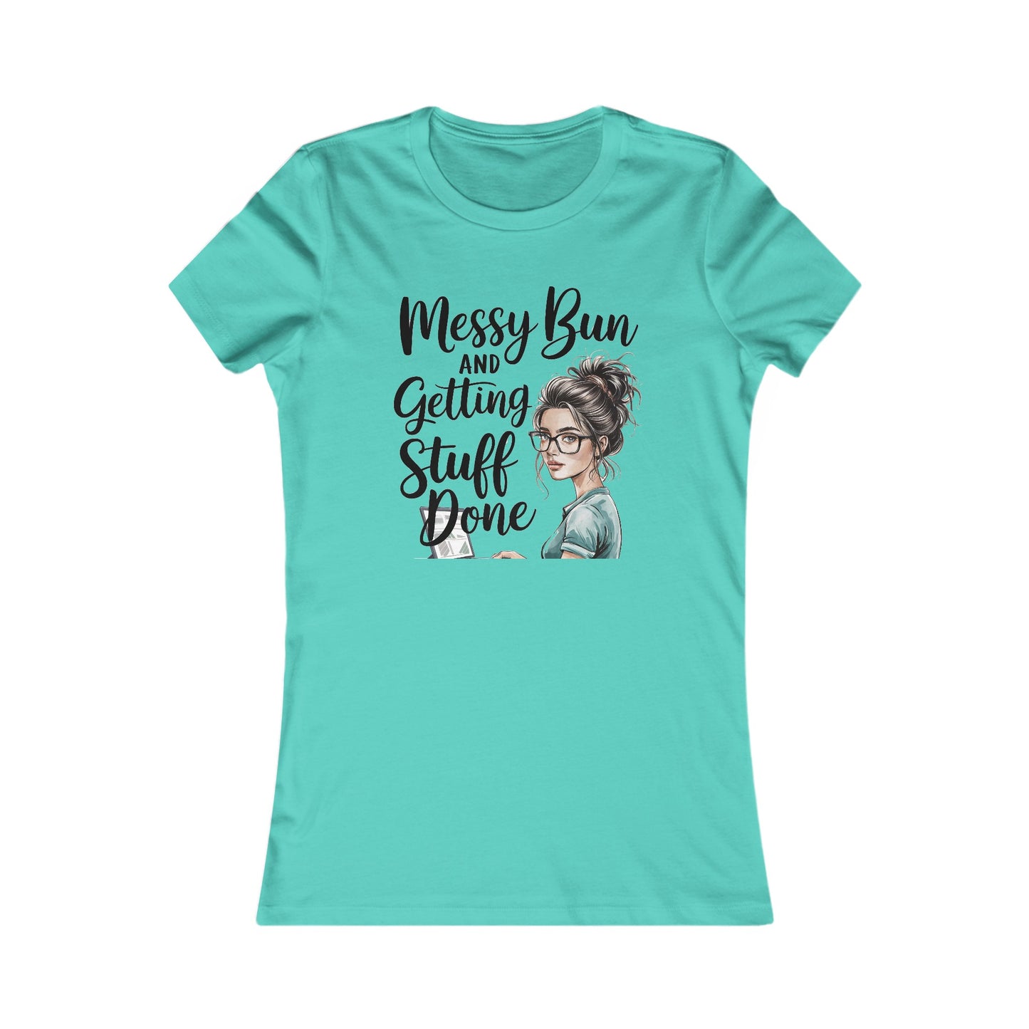 Messy Bun T-shirt - PhatHead Gear