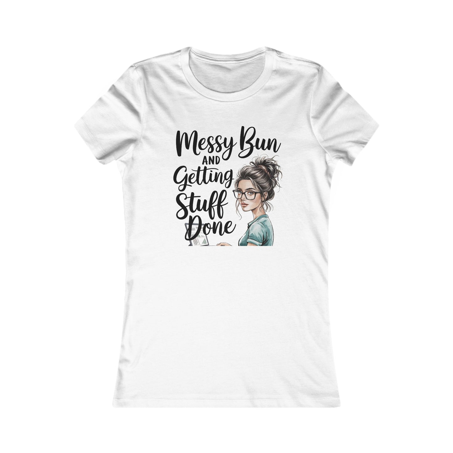 Messy Bun T-shirt - PhatHead Gear