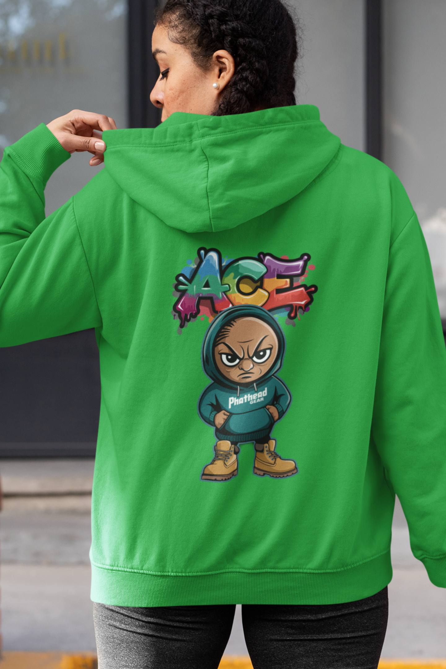 PhatHead "Ace" Graffiti Hoodie - PhatHead Gear