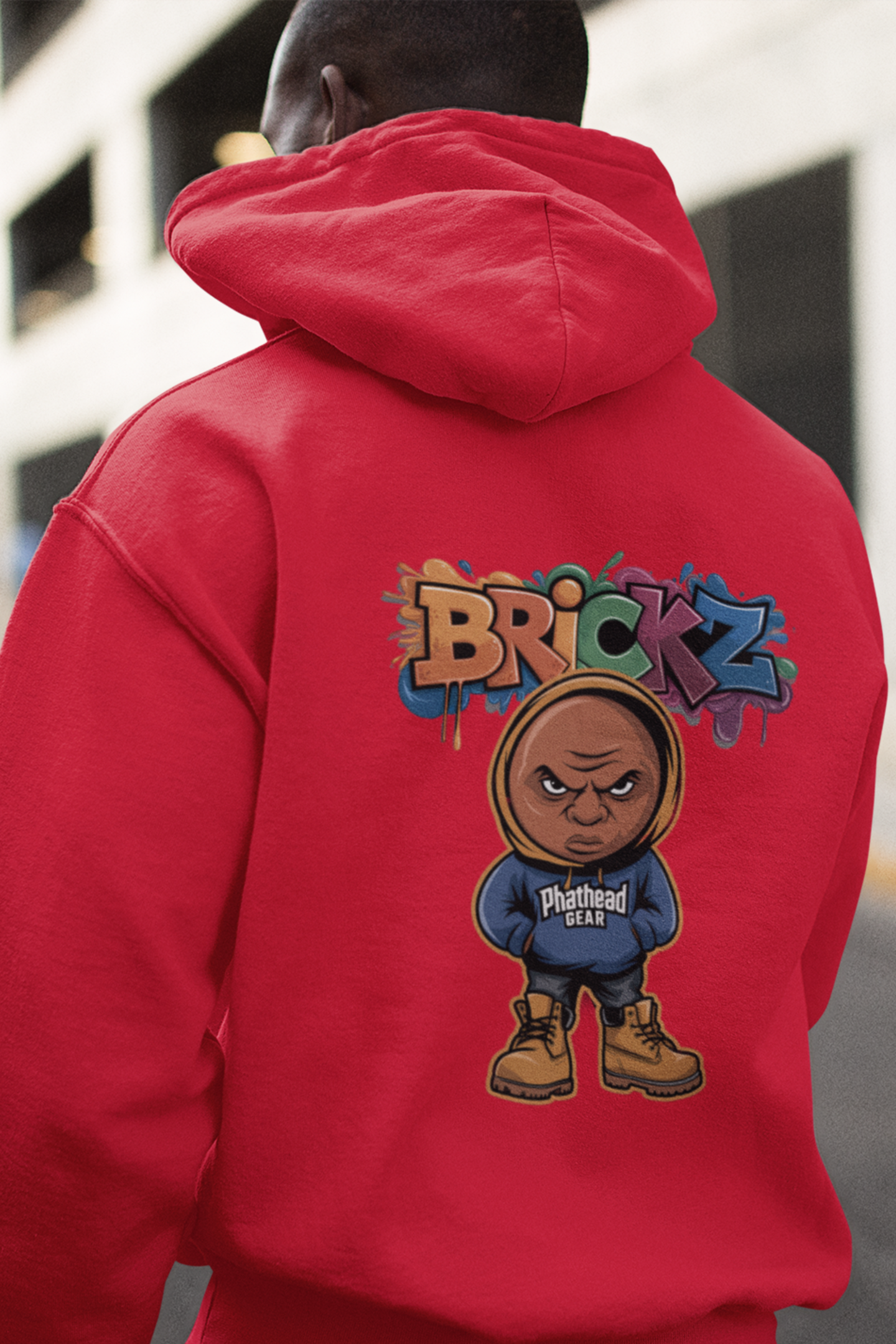 PhatHead "Brickz" Graffiti Hoodie - PhatHead Gear