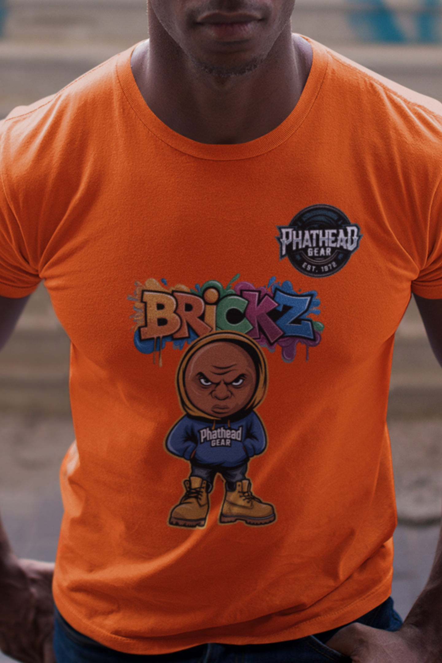 Phathead "Brickz" Graffiti T-Shirt - PhatHead Gear