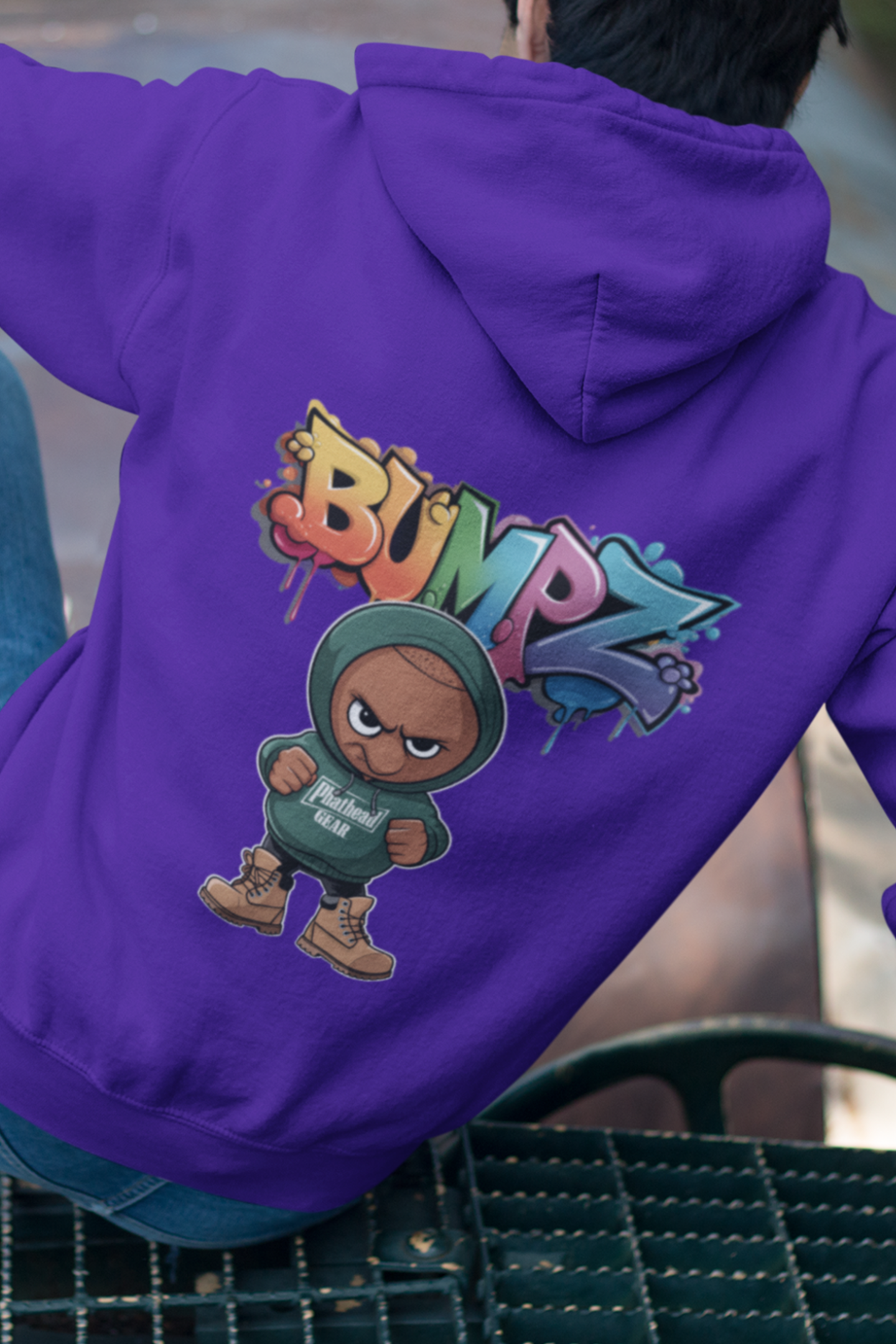 PhatHead "Bumpz" Graffiti Hoodie - PhatHead Gear