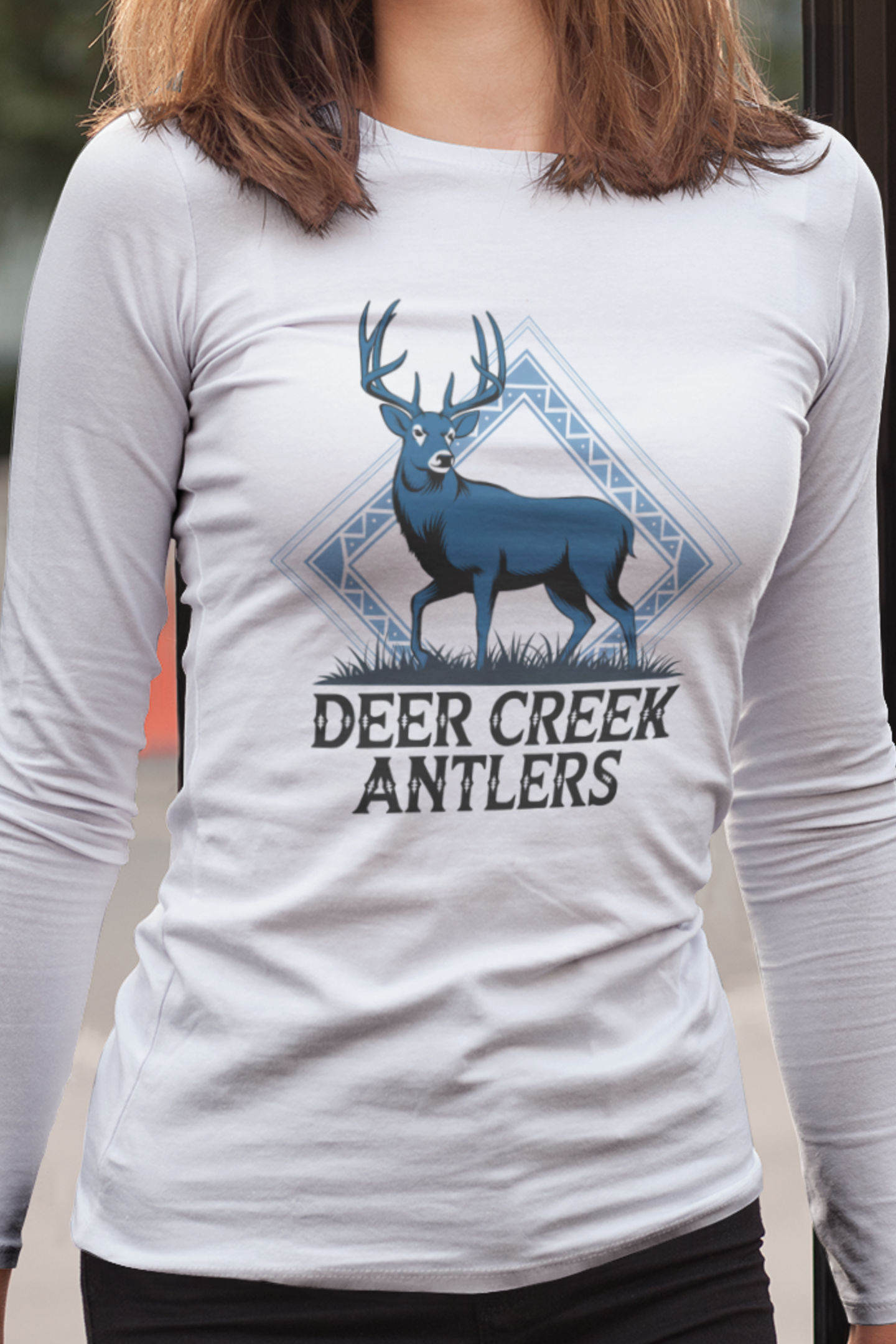 Deer Creek "Diamond Stag" Long Sleeve Tee - PhatHead Gear