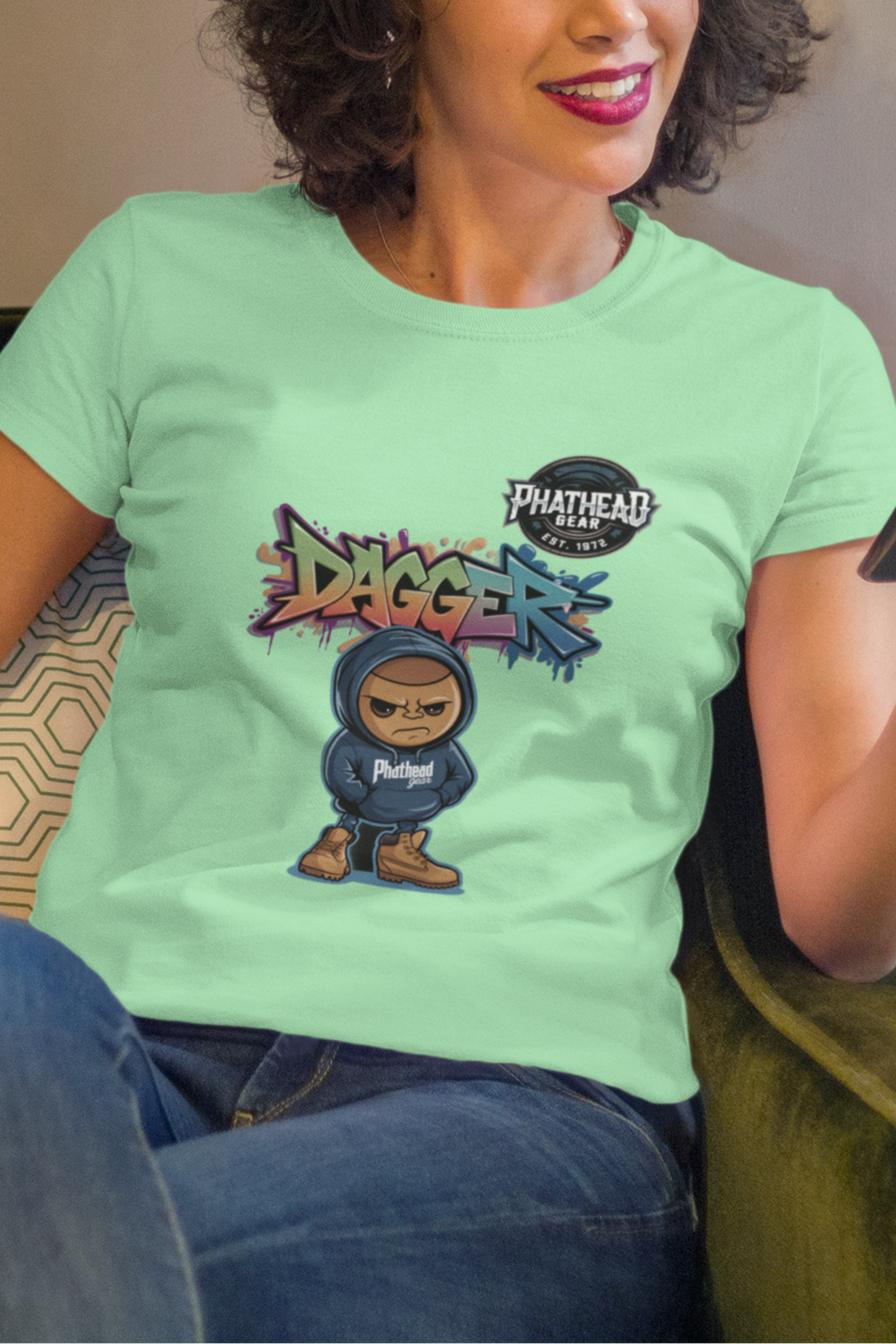 Phathead "Dagger" Graffiti T-Shirt - PhatHead Gear