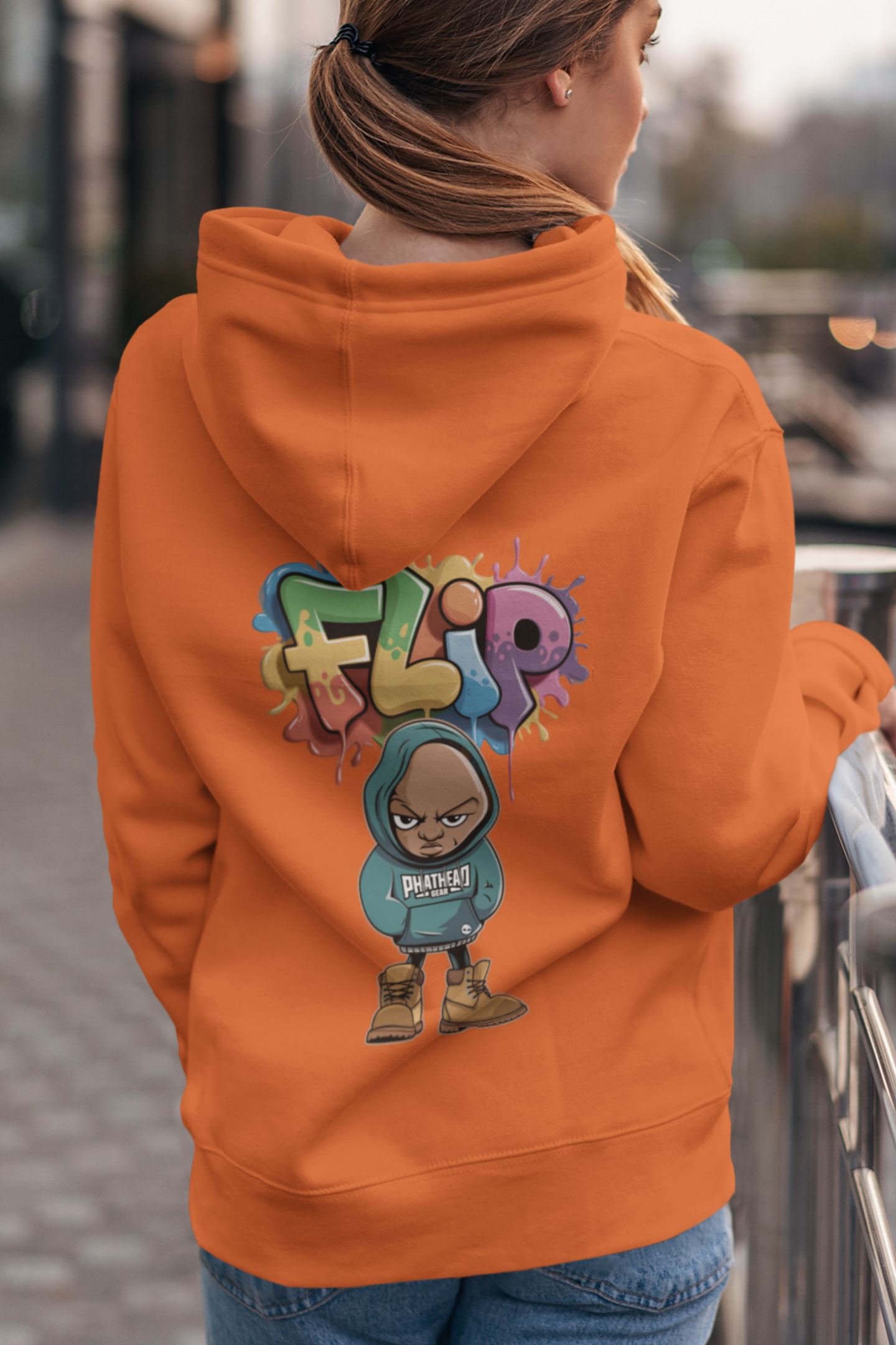 PhatHead "Flip" Graffiti Hoodie - PhatHead Gear