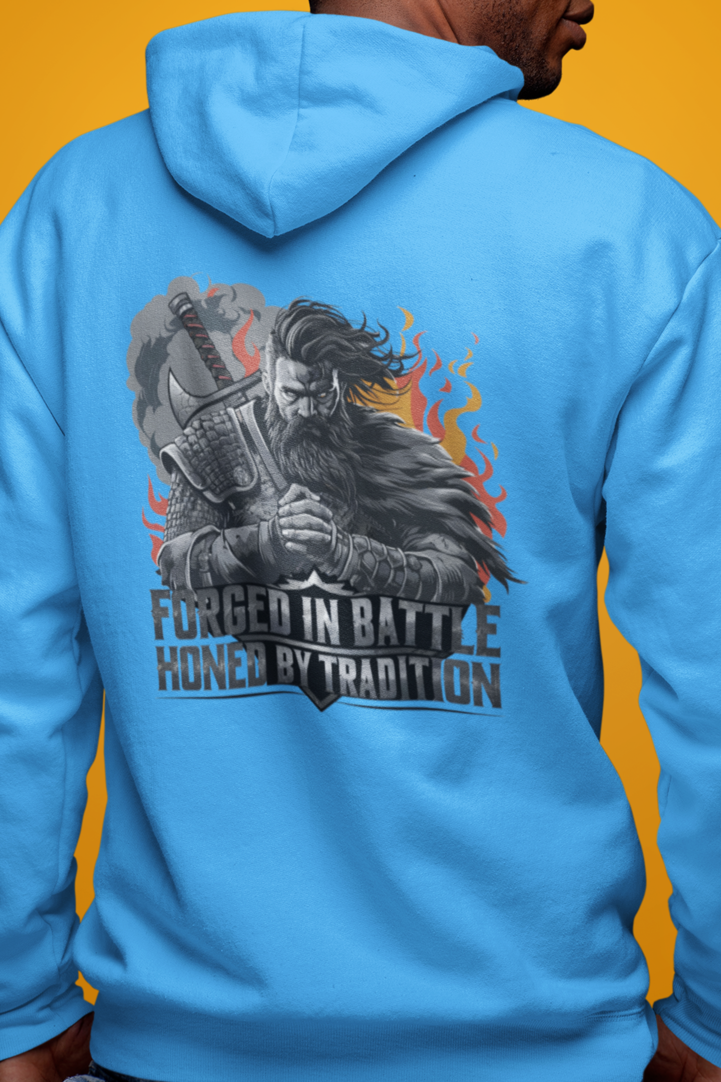 Forged in Battle Hoodie - PhatHead Gear