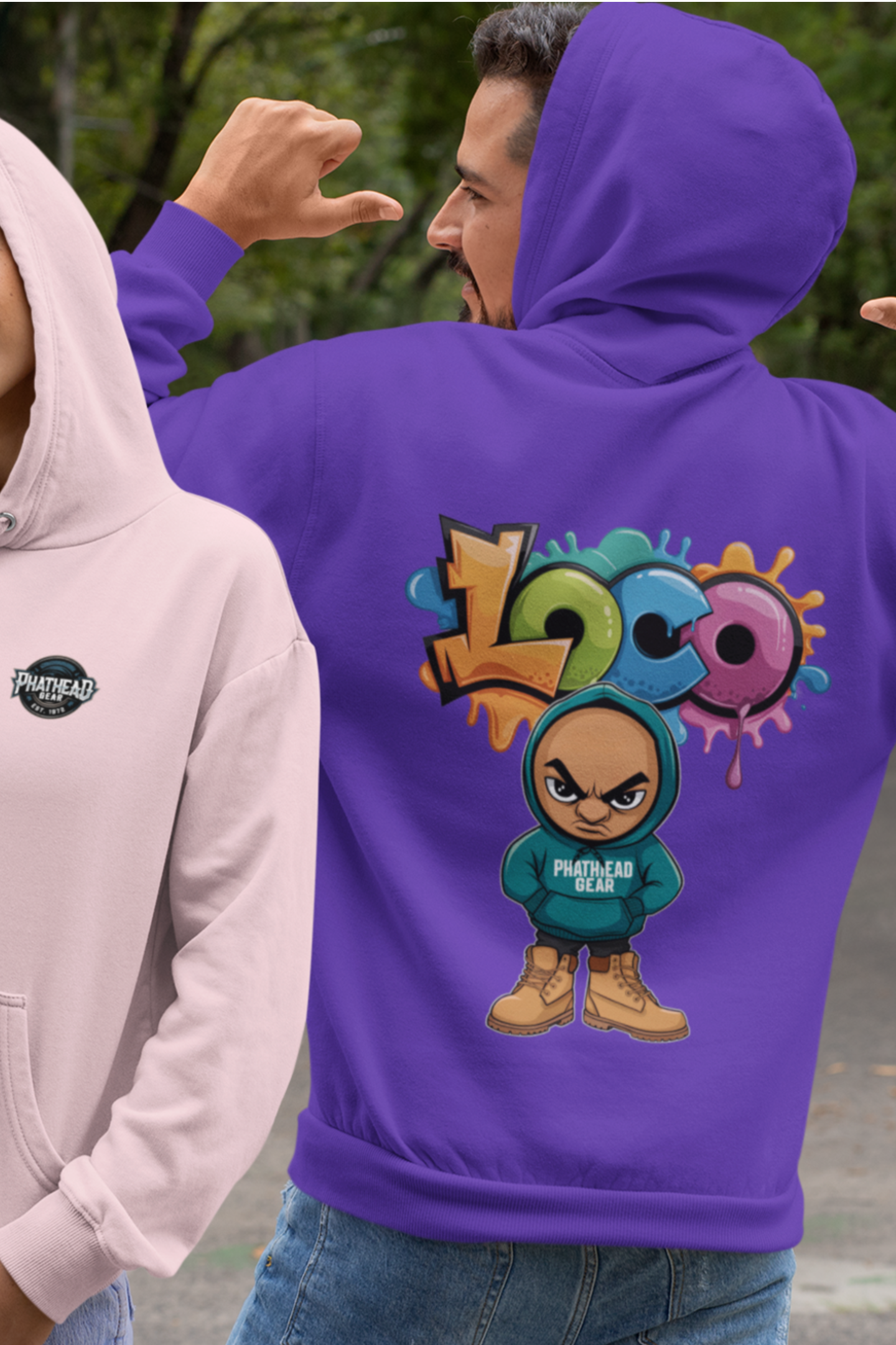 PhatHead "Loco" Graffiti Hoodie - PhatHead Gear