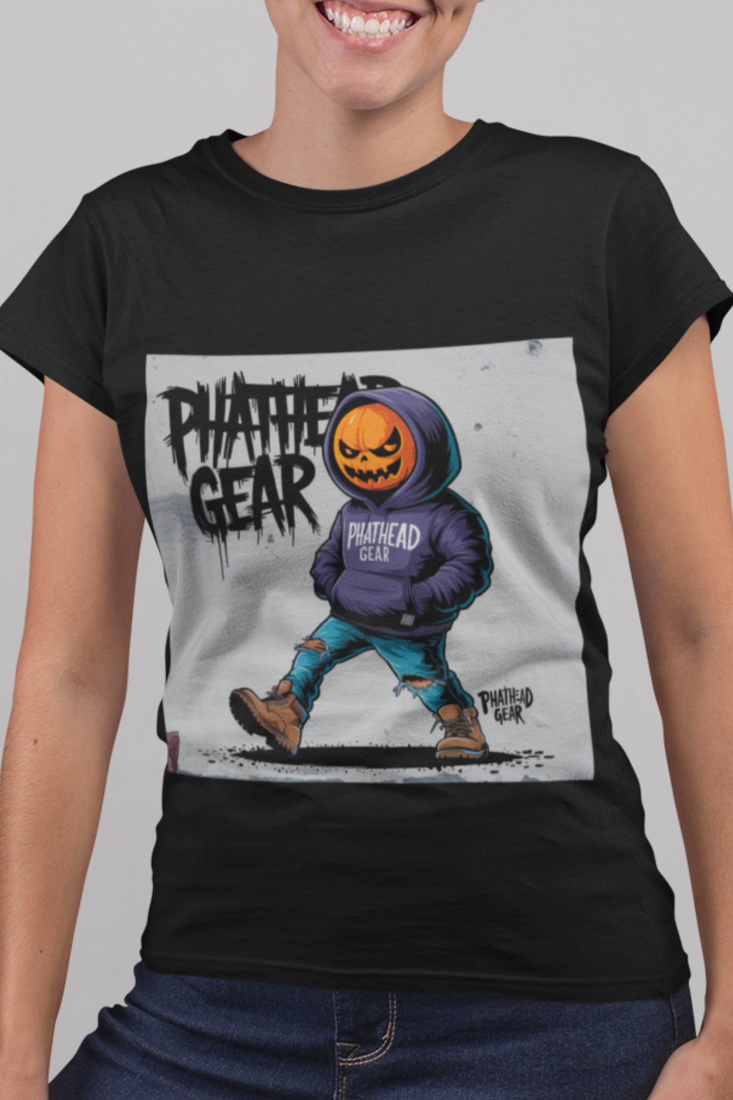 Pumpkin Head T-Shirt - PhatHead Gear