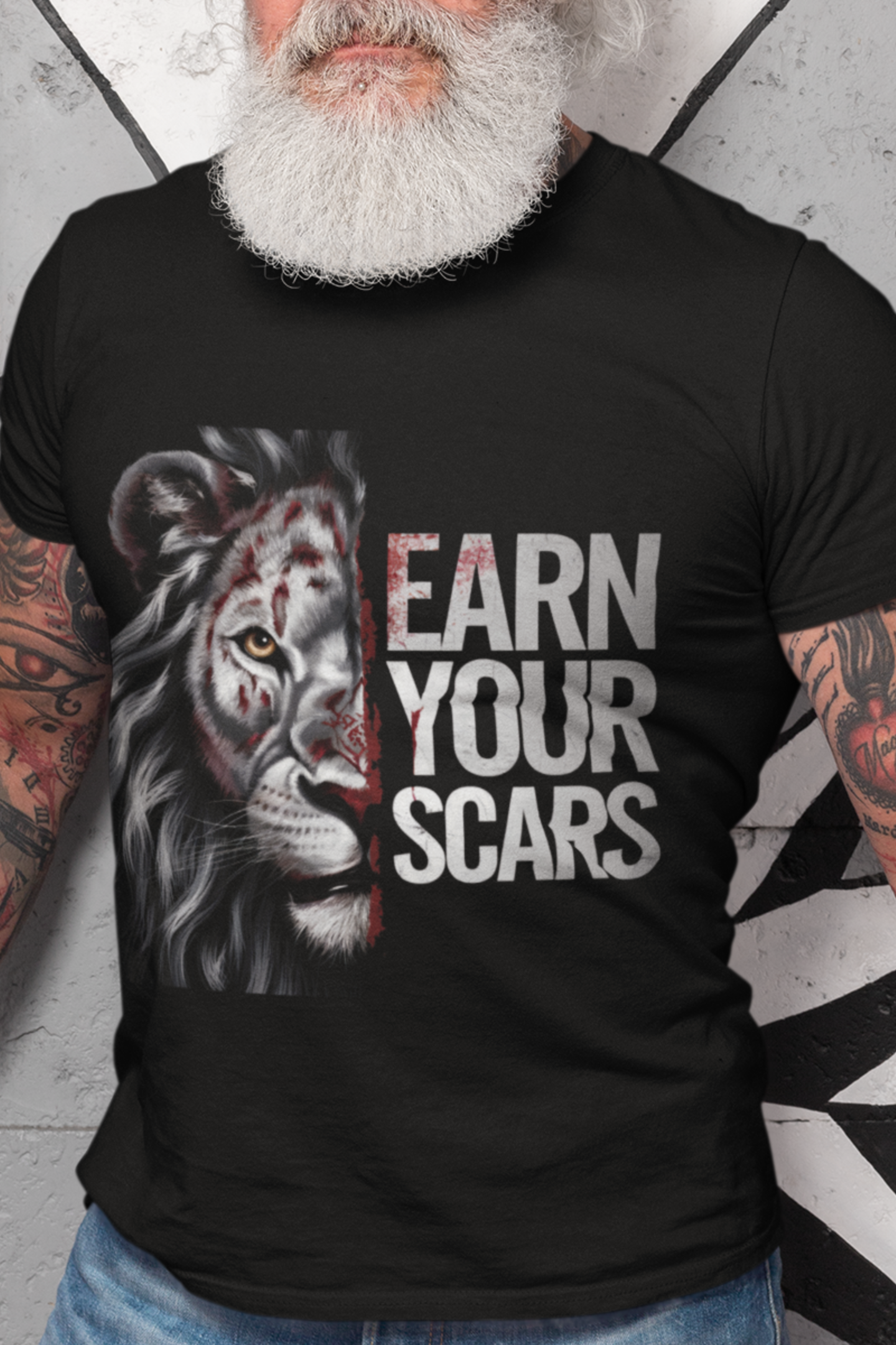 Earn Your Scars T-shirt - PhatHead Gear