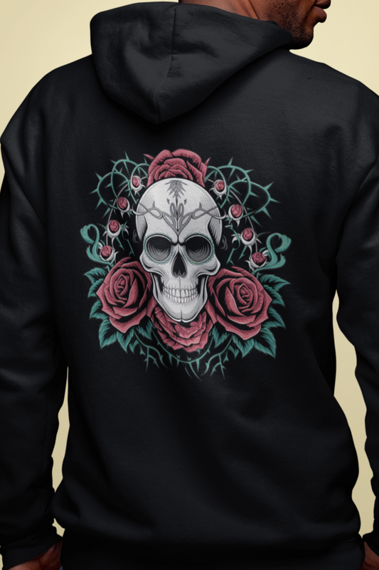 Skull-N-Roses Hoodie - PhatHead Gear